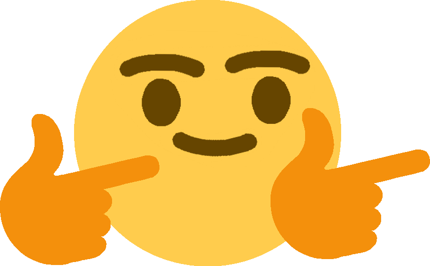 Fingerguns emote for Discord