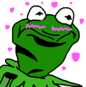 BlushKermit emote for Discord