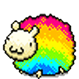 RainbowSheep emote for Discord