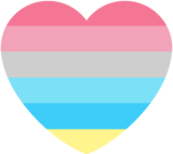 Genderflux_Heart emote for Discord