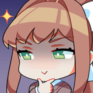 MonikaIdea emote for Discord