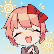 SayoriHappy emote for Discord