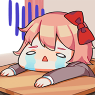 SayoriSob emote for Discord