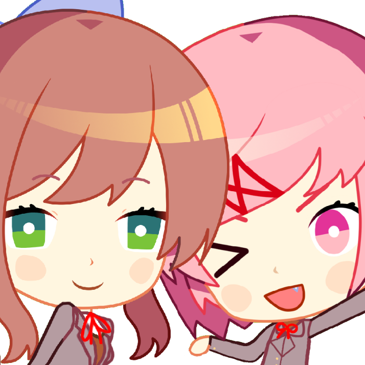 MonikaNatsuki emote for Discord