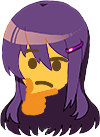 YuriThinking emote for Discord