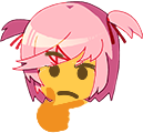 NatsukiThinking emote for Discord