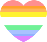 Transgender_Gay_Heart emote for Discord