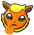 flareonThinking emote for Discord