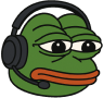 Pepe_Headphone emote for Discord