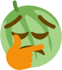 BruhingSadlyThinking emote for Discord