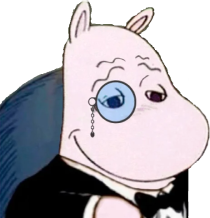TuxedoMoomin emote for Discord