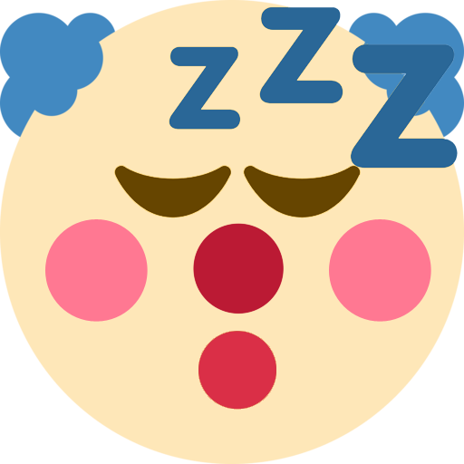 clownsleepy emote for Discord
