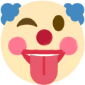 clownwink emote for Discord