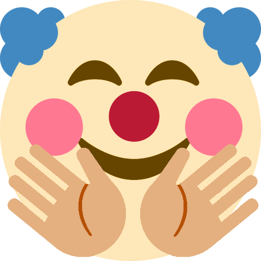 clownhug emote for Discord