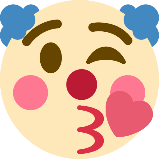 clownkiss emote for Discord