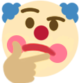 clownthink emote for Discord