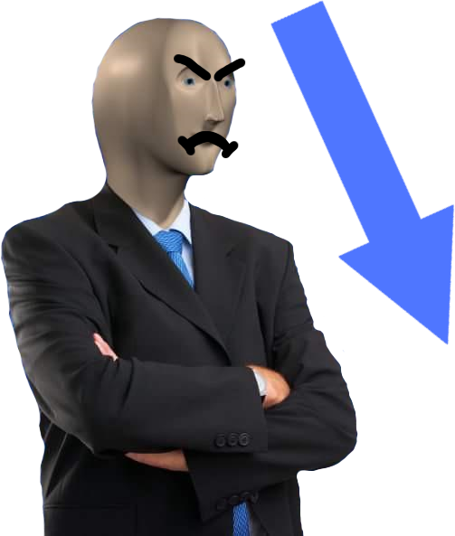 stonks_down emote for Discord