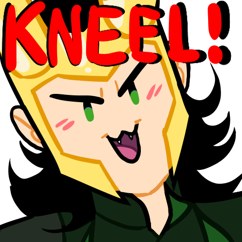 LokiKneel emote for Discord