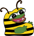 peepoBeeFat emote for Discord