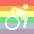 prideWheelchair emote for Discord