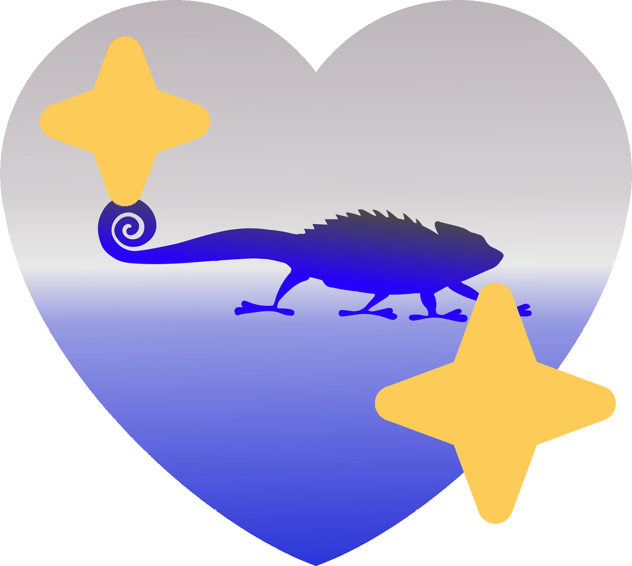 chameleoromantic_pride emote for Discord