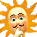 Papi_Think emote for Discord