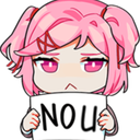 Natsuki_no_u emote for Discord