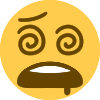 dizzy_swirly_drool emote for Discord