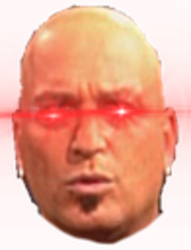 HowieWithLazerEyes emote for Discord