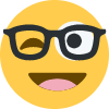 GlassesWink emote for Discord