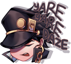 YareYareDaze emote for Discord