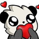 PandaLove emote for Discord