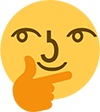 LennyThink emote for Discord