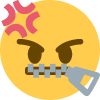 angrybutcanttalk emote for Discord