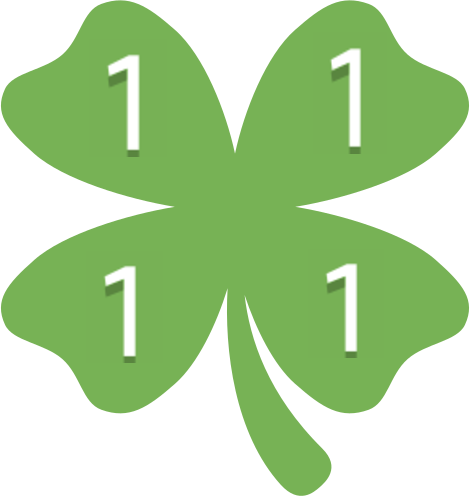 Pinged_Four_Leaf_Clover emote for Discord