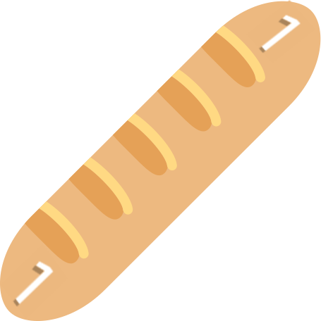 Pinged_Baguette emote for Discord