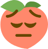 PensivePeach emote for Discord