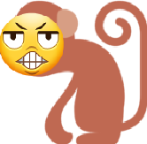 monkey_grimace emote for Discord