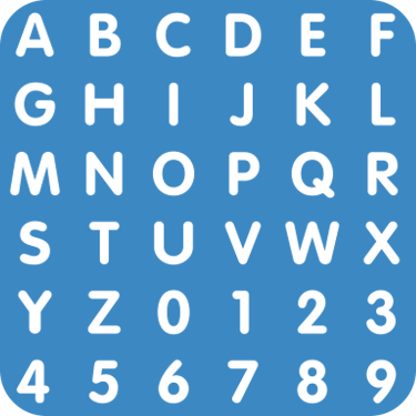 keycap_abcdefghijklmnopqrstuvwxyz0123456789 emote for Discord