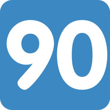 keycap_ninety emote for Discord