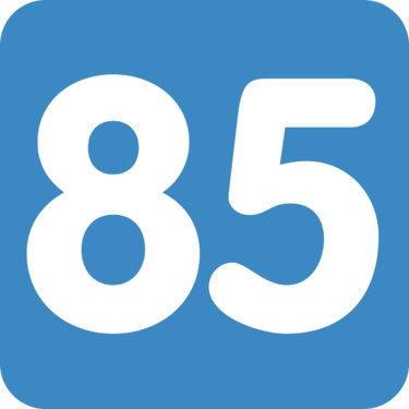 keycap_85 emote for Discord