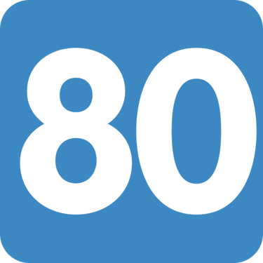 keycap_eighty emote for Discord
