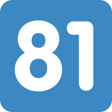 keycap_81 emote for Discord