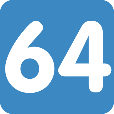 keycap_64 emote for Discord