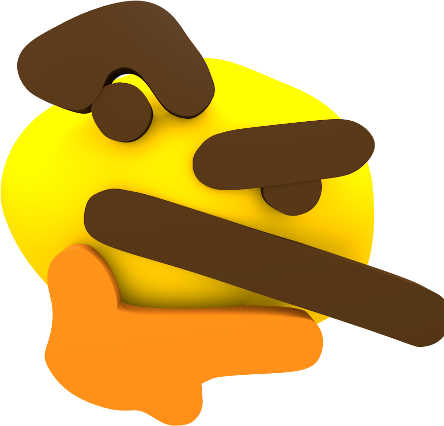 Thonking emote for Discord