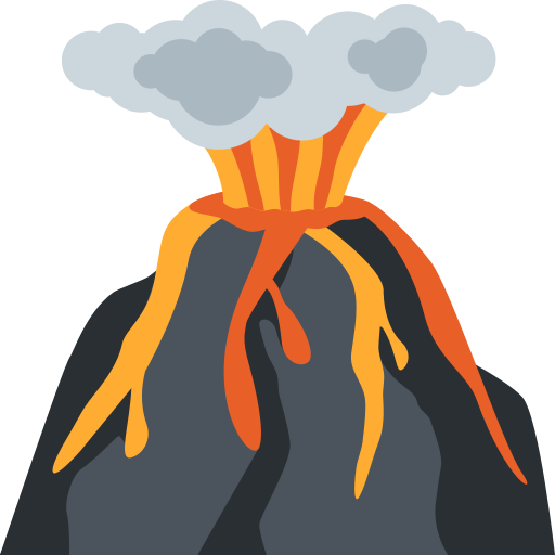 JustAVolcano emote for Discord