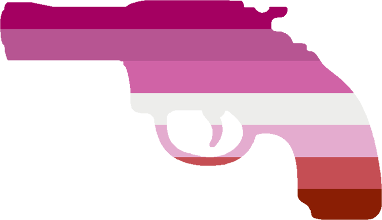 LesbianGun emote for Discord