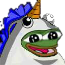 UnicornBrightV16 emote for Discord