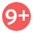 Discord9plusBadge emote for Discord