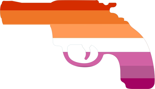 lesbiangun emote for Discord